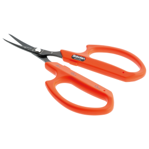 Tijeras curva con punta afilada naranja saboten