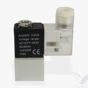 Electroválvula 3,5 w para bombona co2 desechable