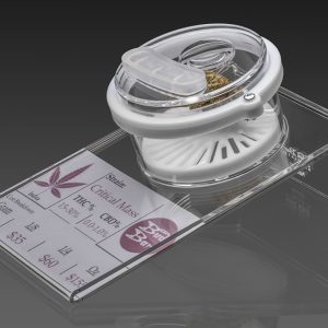 Incline canna-pod white bud bar